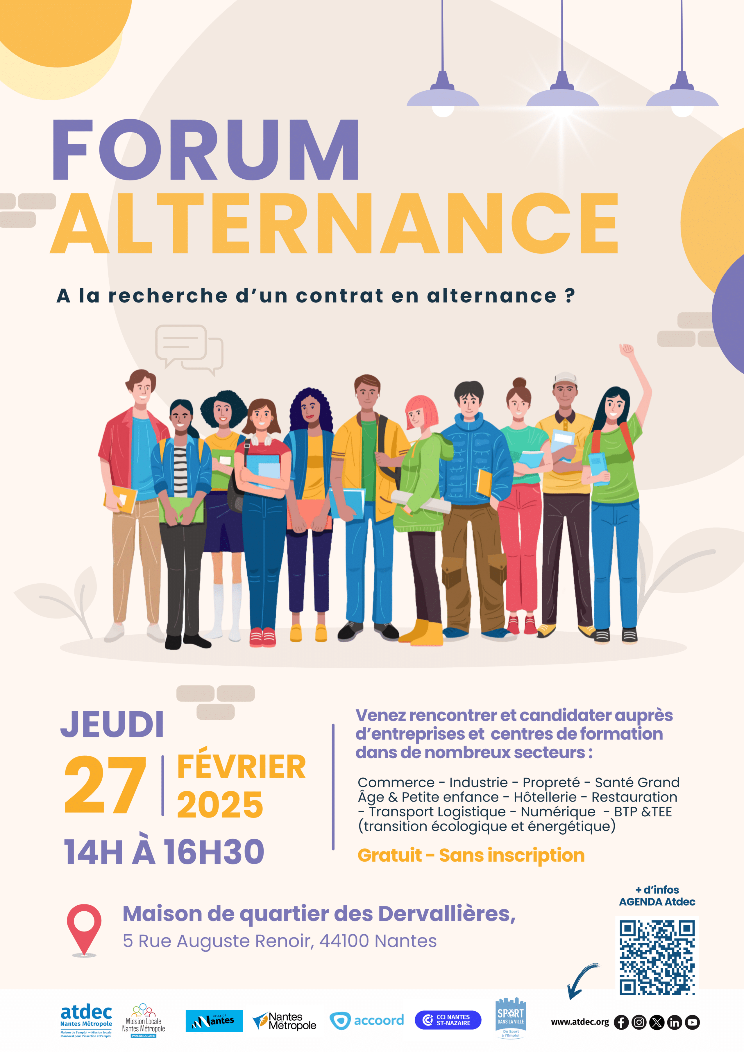 Affiche du forum de l'alternance